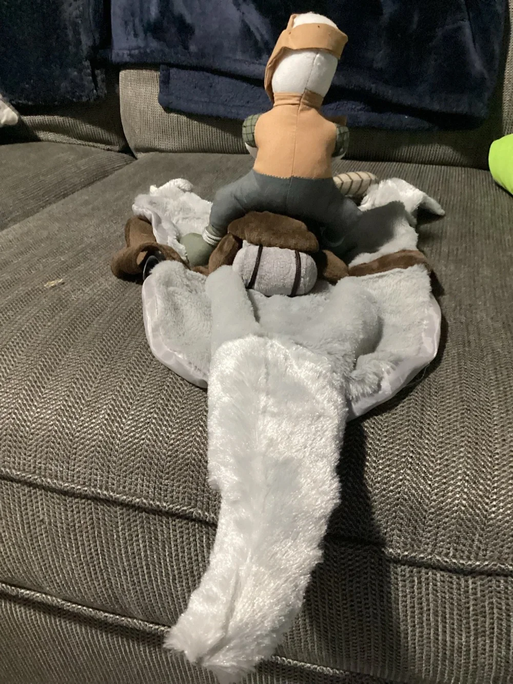 Star Wars Dog Pet Tauntaun Costume Luke Skywalker on Tauntaun Halloween Small